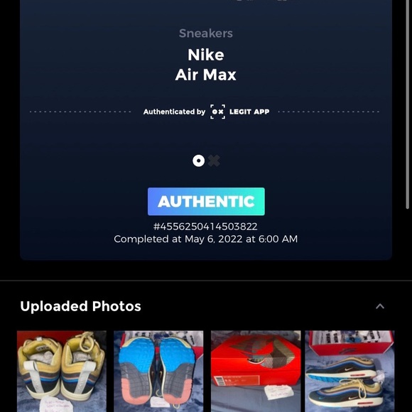 New Nike Air Max 1/97 Sean Wotherspoon size 9.5. Worn once around the house - Picture 10 of 12